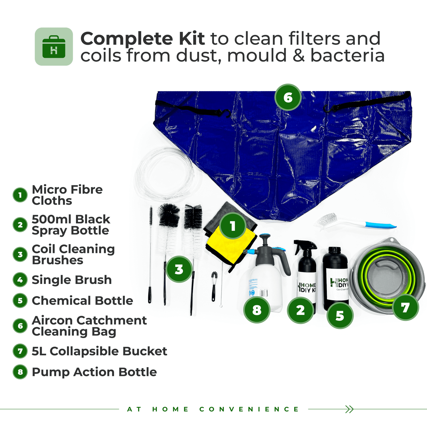Reusable Split System Maintenance Cleaning Kit